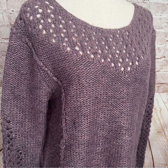 Silver Jeans chunky knit crochet sweater - Picture 3 of 6